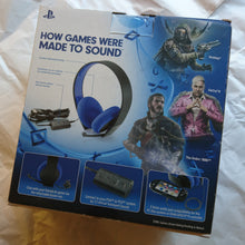 Load image into Gallery viewer, Official SONY PlayStation Silver Wired Stereo Headset - for PS3 / PS4 & PS Vita - CECHYA-0087 REFURBISHED
