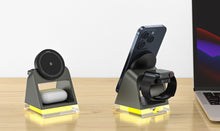 Load image into Gallery viewer, NEXILUX 4 IN 1 Compact Desktop Charger compatible with iPhone with RGB Night Light NXL-95281