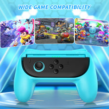 Load image into Gallery viewer, NEXILUX Controller Grip Compatible with Nintendo Joy-Con 2 Blue Orange