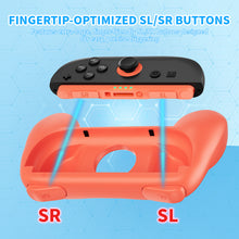 Load image into Gallery viewer, NEXILUX Controller Grip Compatible with Nintendo Joy-Con 2 Blue Orange