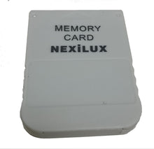 Load image into Gallery viewer, NEXiLUX Ps1 PlayStation (Psx) Memory Card 1M NXL-PSX01