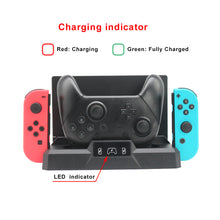 Load image into Gallery viewer, NEXILUX Game Storage and Controller Charging Stand compatible with Switch NXL-95246
