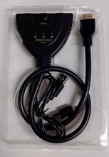 Load image into Gallery viewer, NEXILUX HDMI 1.4 Auto Switcher - 3 input - 1 output - Supporting 4K, Full HD 1080P
