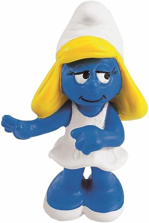 Peyo Schleich 3 Later Model Rare Smurfette PVC Smurf Figures 20534