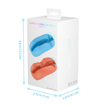 Load image into Gallery viewer, NEXiLUX Mouse Base for Nintedo Switch Joy-Con 2 Blue and Orange

