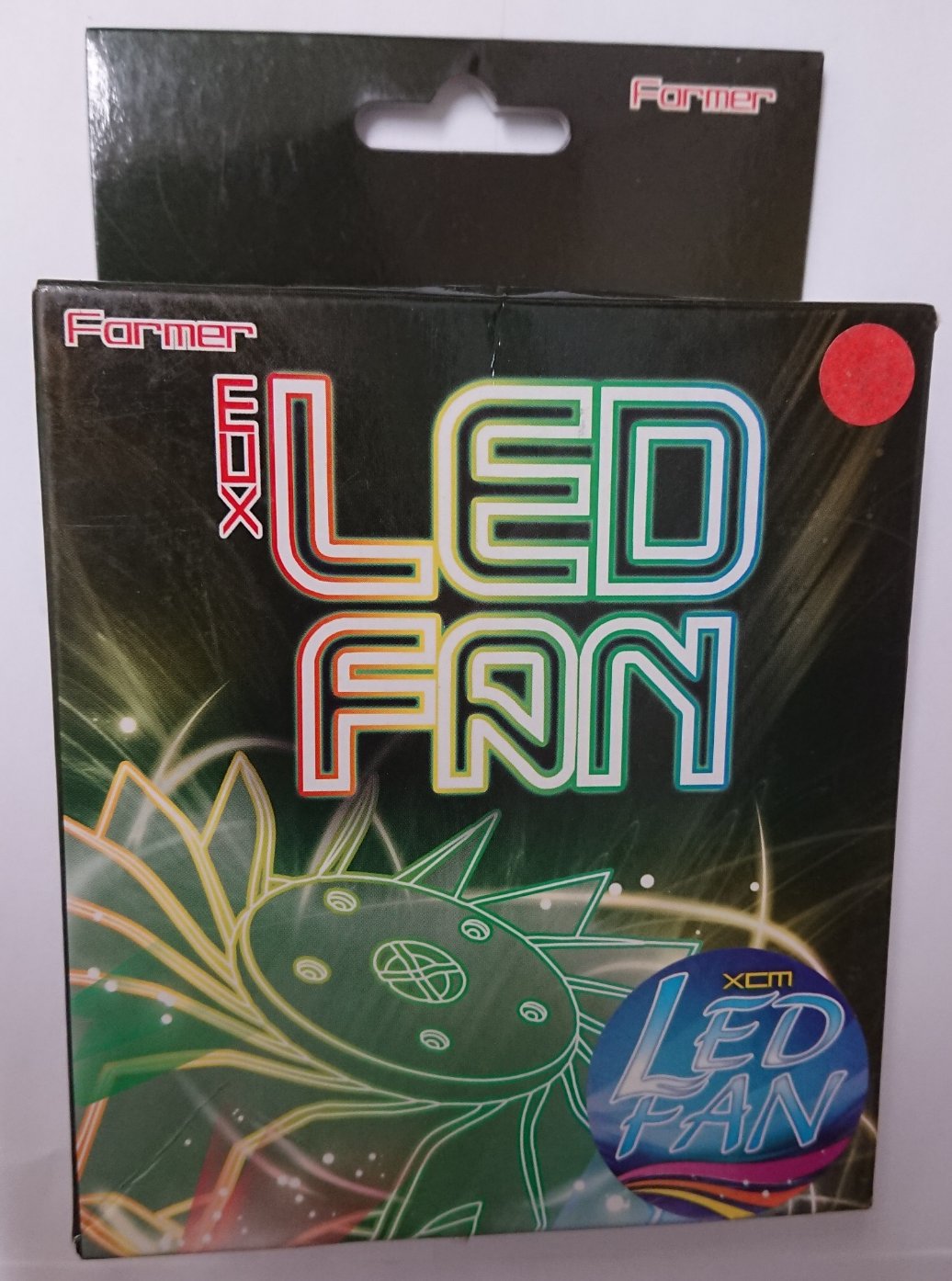 XCM LED FAN for PlayStation 3 SLIM - PS3 SLIM FAN - RED -AS IS