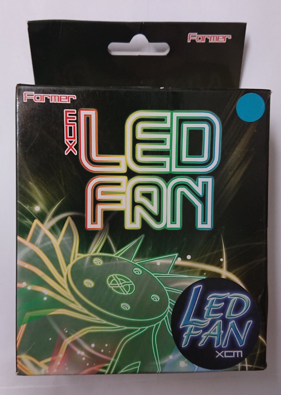 XCM LED FAN for PlayStation 3 SLIM - PS3 SLIM FAN - BLUE -AS IS