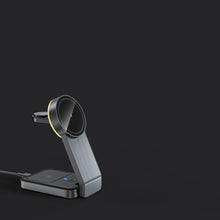 Load image into Gallery viewer, NEXILUX Space saver 4 in 1 Magnetic Wireless iPhone, Watch &amp; Airpods charger with Night Light
