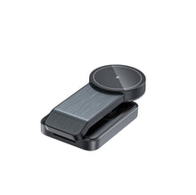 Load image into Gallery viewer, NEXILUX Space saver 4 in 1 Magnetic Wireless iPhone, Watch &amp; Airpods charger with Night Light
