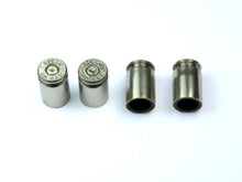Load image into Gallery viewer, NEXILUX GENUINE Bullet Casing Valve Tire Caps for Car, Silver/Nickel, Set of 4
