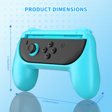 Load image into Gallery viewer, NEXILUX Controller Grip Compatible with Nintendo Joy-Con 2 Blue Orange

