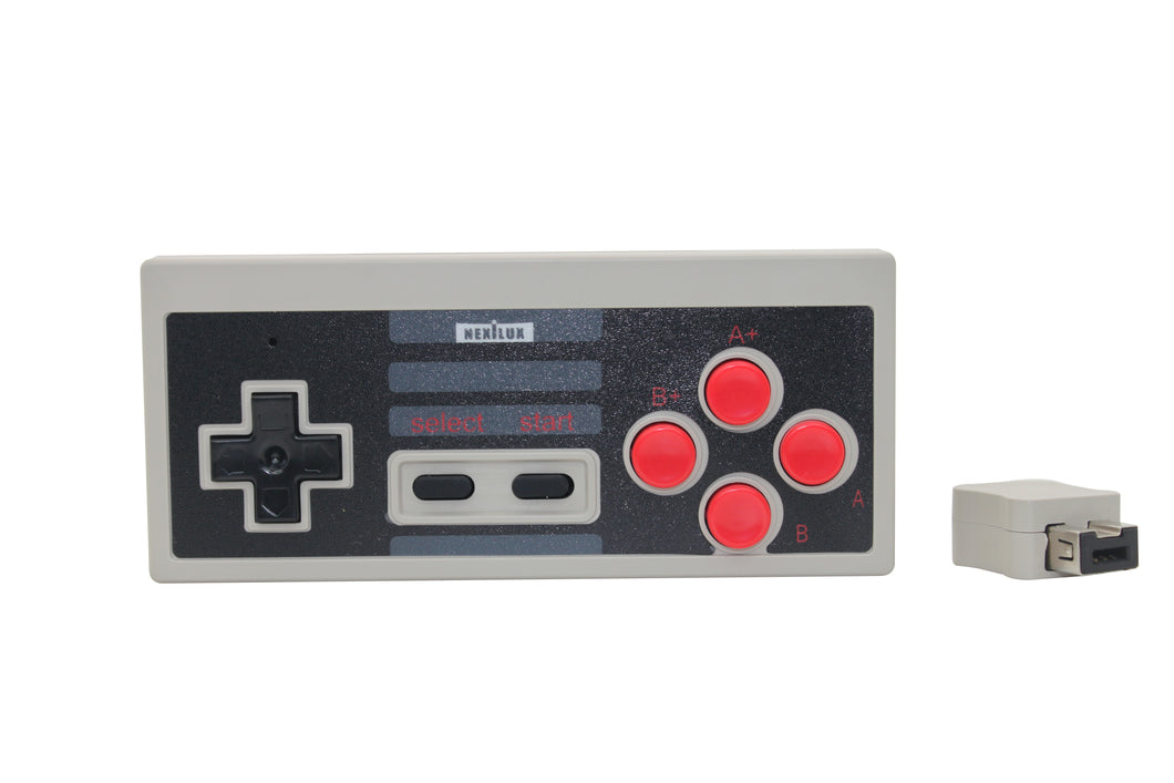 NEXiLUX NES Classic Edition Wireless controller with Turbo A B ( ++ MODE )