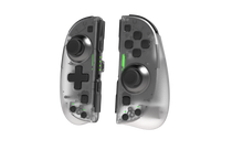 Load image into Gallery viewer, NEXiLUX Motion Controllers pair with a USB Type-C Charging Cable &amp; Joy-Con Alternative compatible with Nintendo Switch - Clear White
