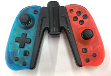 Load image into Gallery viewer, NEXiLUX Motion Controllers pair with a USB Type-C Charging Cable &amp; Joy-Con Alternative compatible with Nintendo Switch - Clear Blue Red
