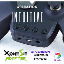 Load image into Gallery viewer, Brook Xbox One SE Adapter Type C for Xbox Elite Series 2 Wireless Controllers and Xbox Series X/S Controllers on PS5 Xbox Series X/S Switch PS4 Xbox PC(XID) Motion Control Turbo Remap Audio Function

